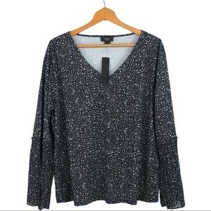 Belldini Los Angeles - Wild Nova Star Blouse - 1X